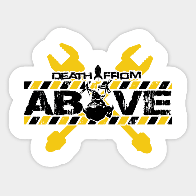 Death from Above Sticker by WinterWolfDesign